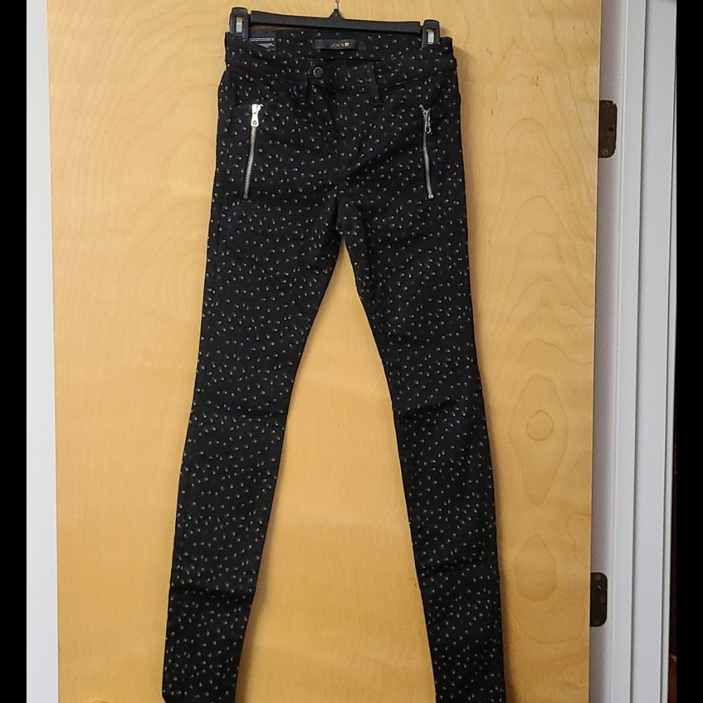 Nwt Joe's Jeans Black Floral Print Jeans, sz 26